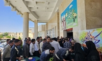 برگزاری جشن عید غدیر با پذیرایی آش رشته ۲۰۰۰ نفری و توزیع کیک به کلیه پرسنل حاضر ،اساتید و مددجویان و همراهان بیمار مرکز